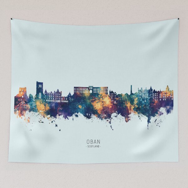 Item preview, Oban Scotland Skyline designed and sold by ArtPrints.