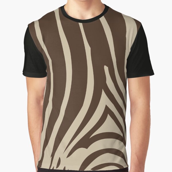 brown zebra print shirt