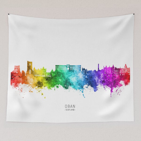 Item preview, Oban Scotland Skyline designed and sold by ArtPrints.