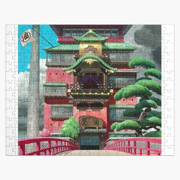 1000Pcs Mini Paper Jigsaw Puzzle Spirited Away Dragon Cartoon Anime Gift  Game