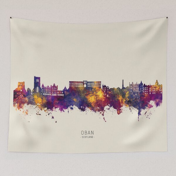 Item preview, Oban Scotland Skyline designed and sold by ArtPrints.