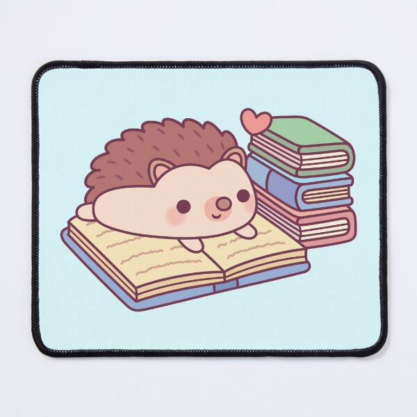 Item preview, Cute Hedgehog Reading A Book designed and sold by rustydoodle.