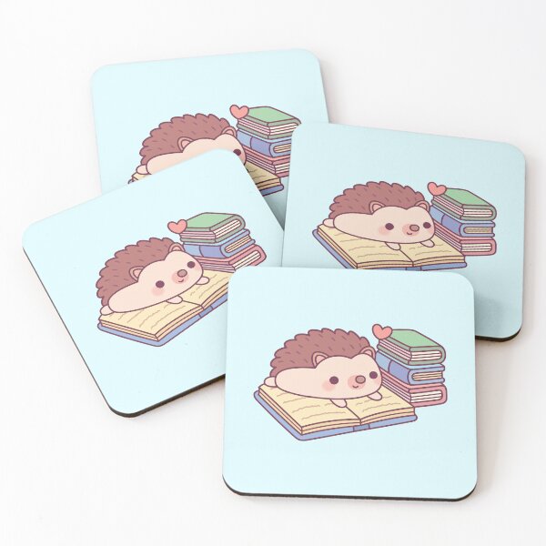 Item preview, Cute Hedgehog Reading A Book designed and sold by rustydoodle.