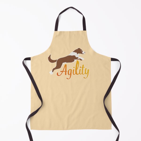 Item preview, Border collie brown and agility in yellow and orange designed and sold by PausePapote.
