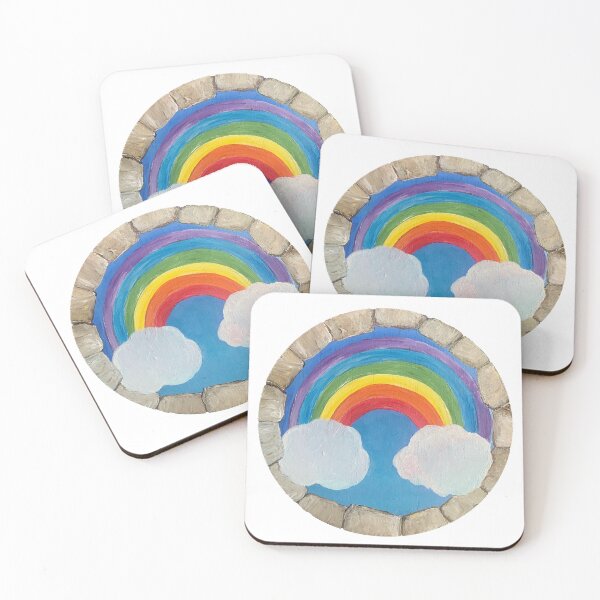 Item preview, Happy Rainbow designed and sold by greybirdartist.