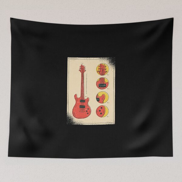 Item preview, Guitar Pieces Sticker designed and sold by Sapphiresacosta.