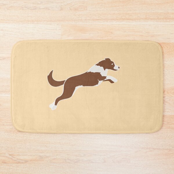 Item preview, Brown border collie jumping in agility designed and sold by PausePapote.