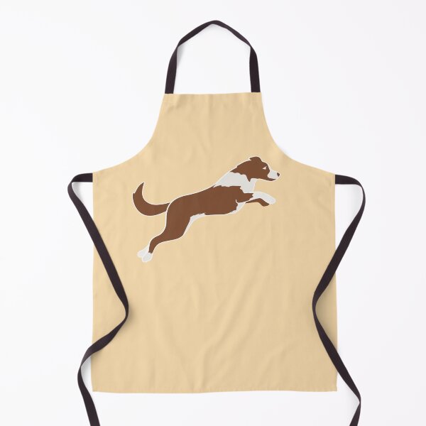 Item preview, Brown border collie jumping in agility designed and sold by PausePapote.