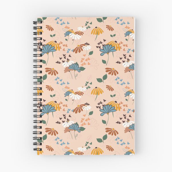 Item preview, seamless repeat floral pattern with pink background designed and sold by DesignsByMadiha.