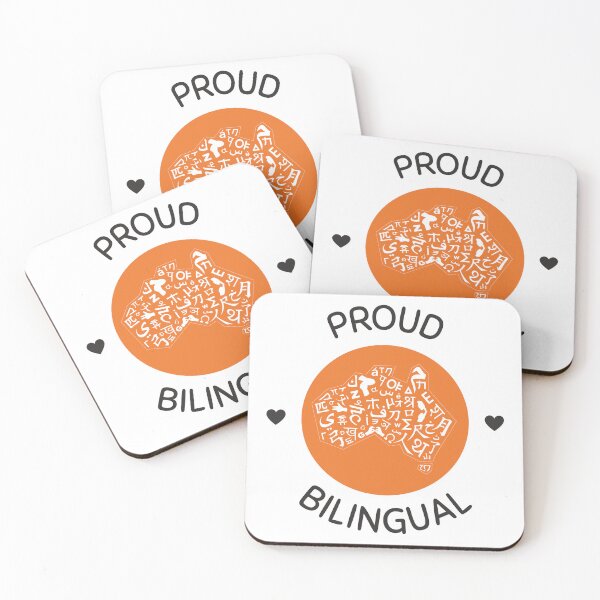 Item preview, Proud bilingual (orange) designed and sold by multilingualaus.