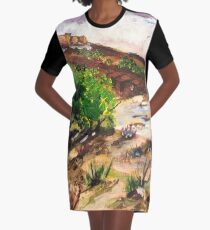 Magaliesburg landscape Graphic T-Shirt Dress