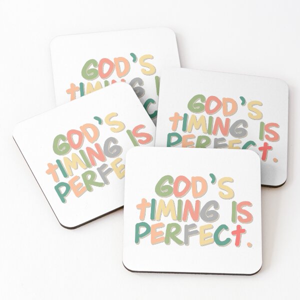 Item preview, Christian Quotes - Bible Verse - God's Timing is Perfect designed and sold by MyArt23.
