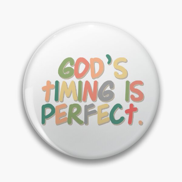 Item preview, Christian Quotes - Bible Verse - God's Timing is Perfect designed and sold by MyArt23.