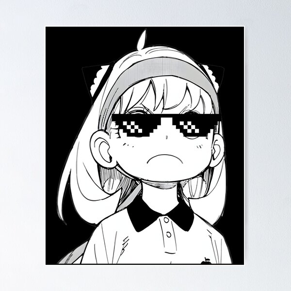 Anime Meme Anya Drawing Smug Face GIF