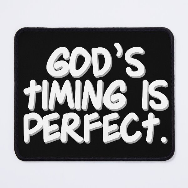Item preview, Christian Quotes - Bible Verse - God's Timing is Perfect designed and sold by MyArt23.