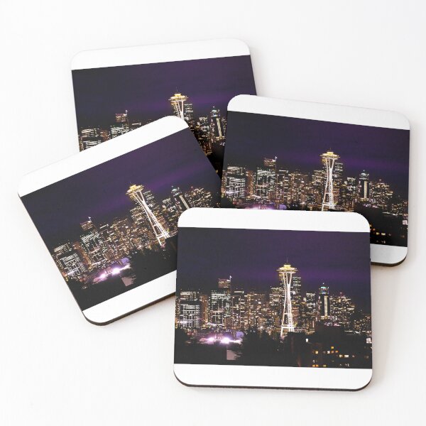 Artikelvorschau, Skyline von Seattle entworfen und verkauft von Timelessvisuals.