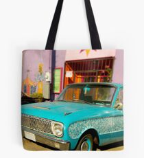 Old Blue Ford Tote Bag