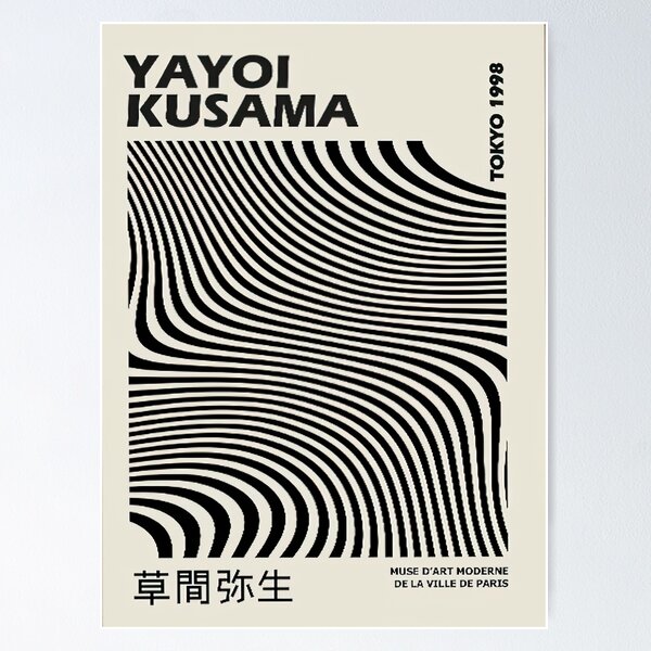 Yayoi kusama-pontos-amarelo macio-alta qualidade poster de