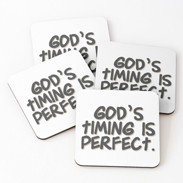 Item preview, Christian Quotes - Bible Verse - God's Timing is perfect designed and sold by MyArt23.