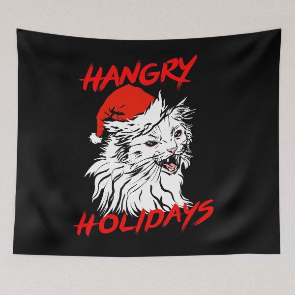 Item preview, Hangry Holidays! Thurston's Cat Christmas Classic T-Shirt designed and sold by ColleenNowak.