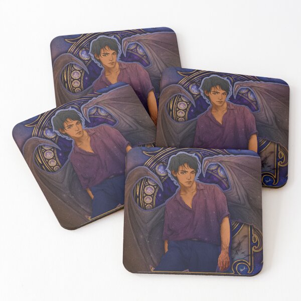 Item preview, Fanart: Azriel de A Court from Thorns and Roses in Art Nouveau style designed and sold by AlexaelArtworks.