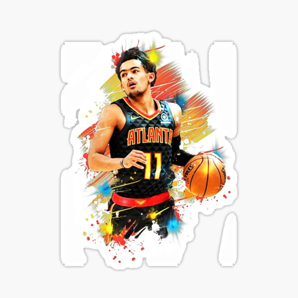 Bogdan Bogdanovic Basketball Edit Poster Hawks - Bogdan Bogdanovic -  Sticker