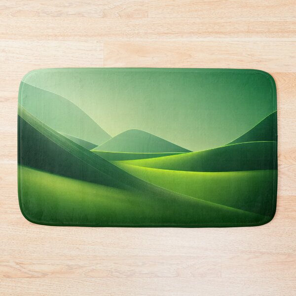 Item preview, Green Landscape with Hills designed and sold by DesignAtYO.