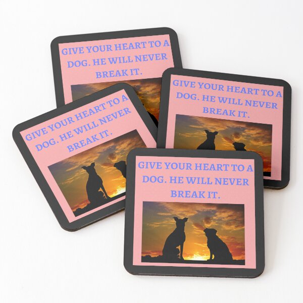 Item preview, " GIVE YOUR HEART TO A DOG. HE WILL NEVER BREAK IT " designed and sold by findsbyjune374.