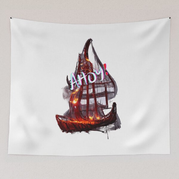 Item preview, AHOY!Viking cruises-burning   designed and sold by zheworkstudio.