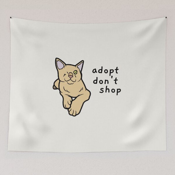 Aperçu de l'œuvre adopt don't shop créée et vendue par AprilCreations.