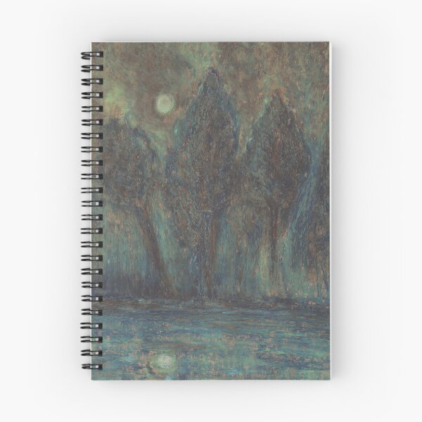 Item preview, Trees - Oil Pastel Painting / Tonalism, Impressionism Art designed and sold by COTT-Art.