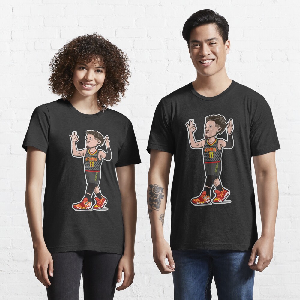 Trae Young Cartoon Style City Style Jersey | Essential T-Shirt