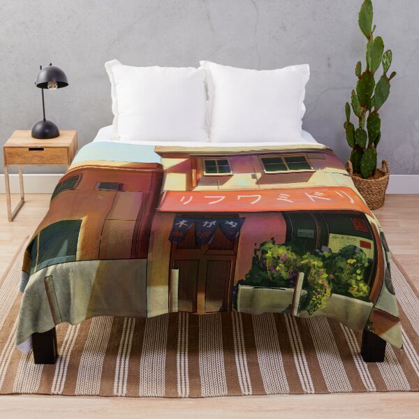 Item preview, Aethetic Nostalgic Colorful Anime Scenery designed and sold by RihuwaMidori.