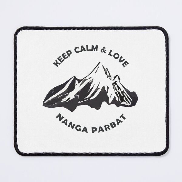 Item preview, Keep Calm and Love Nanga Parbat - Black and White  designed and sold by Unaiza Khalid.