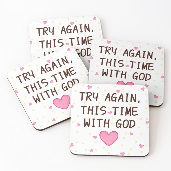 Item preview, Try again, this time with God designed and sold by FennyWijayaMomo.
