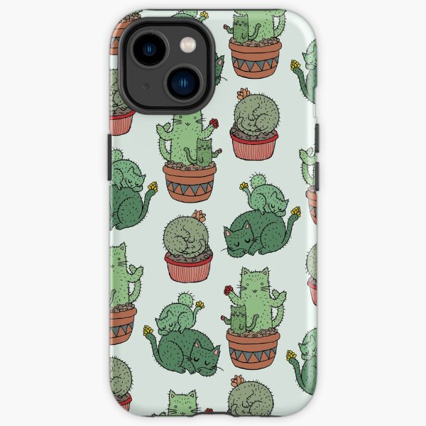 Cactus Cats iPhone Tough Case
