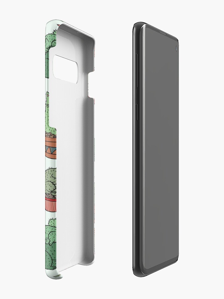 Alternate view of Cactus Cats Case & Skin for Samsung Galaxy