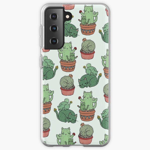 Cactus Cats Samsung Galaxy Soft Case