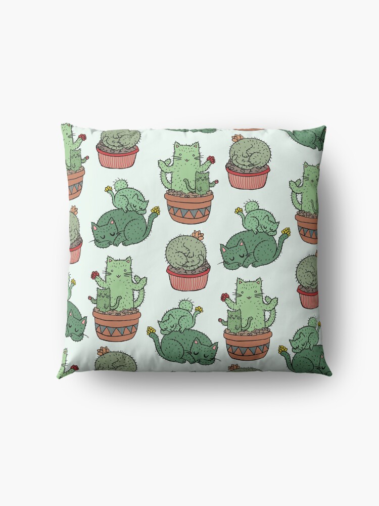 Alternate view of Cactus Cats Floor Pillow