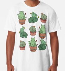 Kaktus Katzen Longshirt