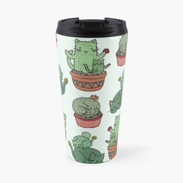 Cactus Cats Travel Mug