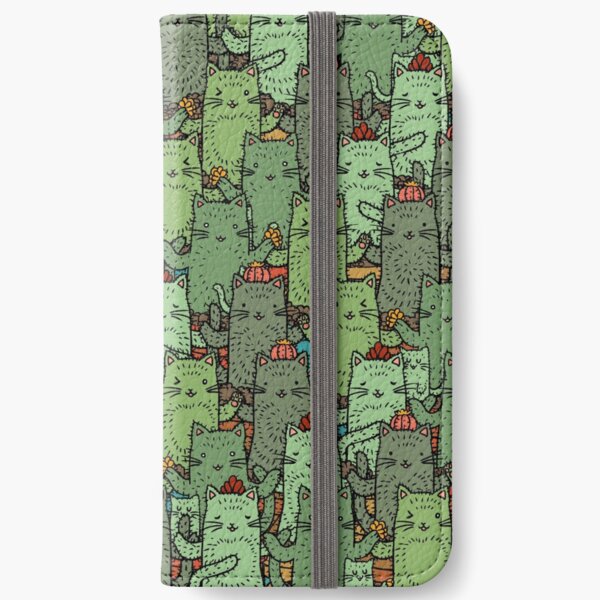 Catcus Garden iPhone Wallet