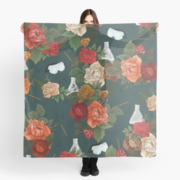 Chemistry Floral Scarf