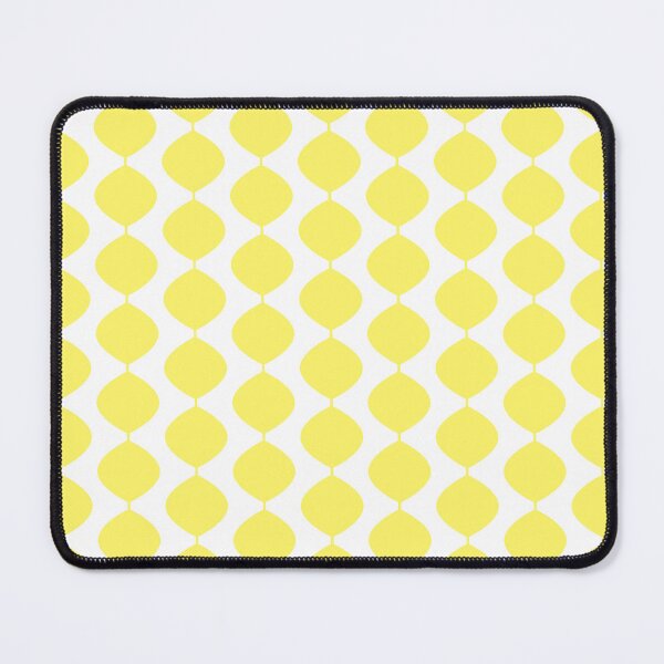 Item preview, Mid Century Modern Retro 60s Waves Pattern (Yellow Light) designed and sold by Makanahele.