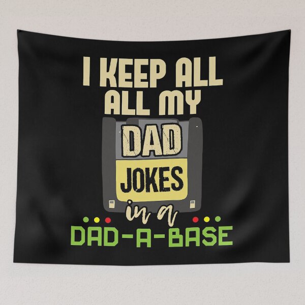 Item preview, I Keep All My Dad Jokes In A Dad A Base Fathers Day Vintage designed and sold by Abaddon-art.