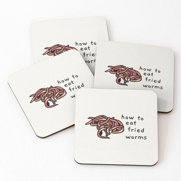 Item preview, how to eat fried worms designed and sold by AprilCreations.