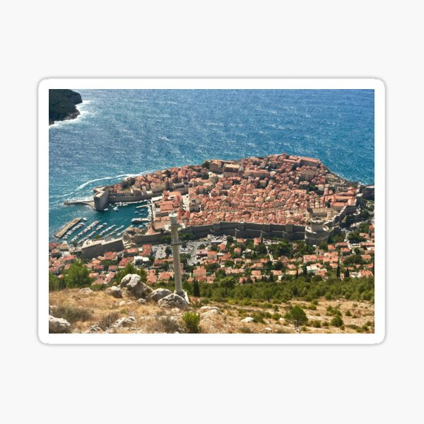 Croatia - Dubrovnik - Ragusa - Cable Car View Sticker