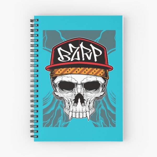 Item preview, Cool Skull Wearing BZRP Hat and Bandana Bizarrap designed and sold by VagabondDogs.