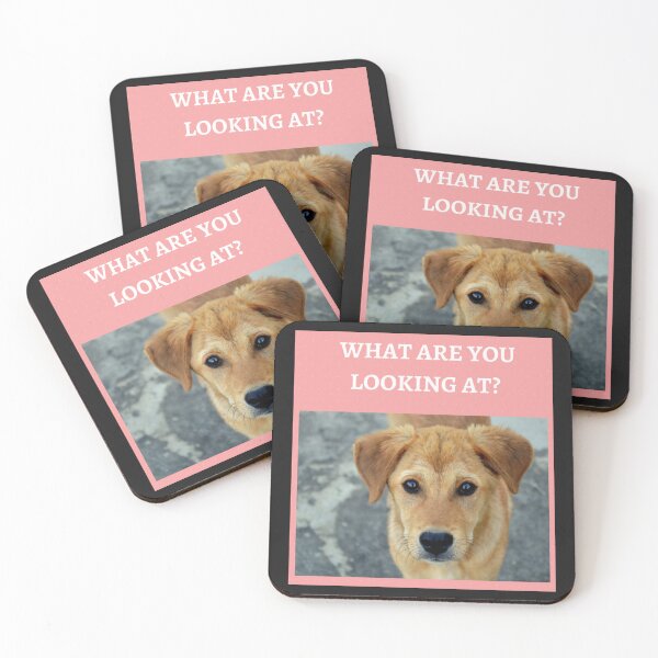 Item preview, " WHAT ARE YOU LOOKING AT? " designed and sold by findsbyjune374.