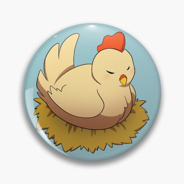 Item preview, Stardew Valley Sleepy White Chicken designed and sold by Ratt-teeth.